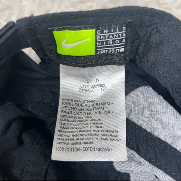 Nike Child Embroidered Swoosh Strapback Hat, 4-7 - Picture 2 of 7